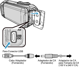 C6B Connect Adapter-AC Cable 100-240